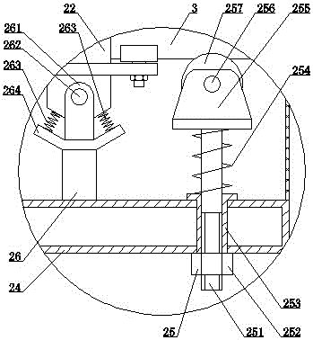 Self-propelled trolley conveying line polling device