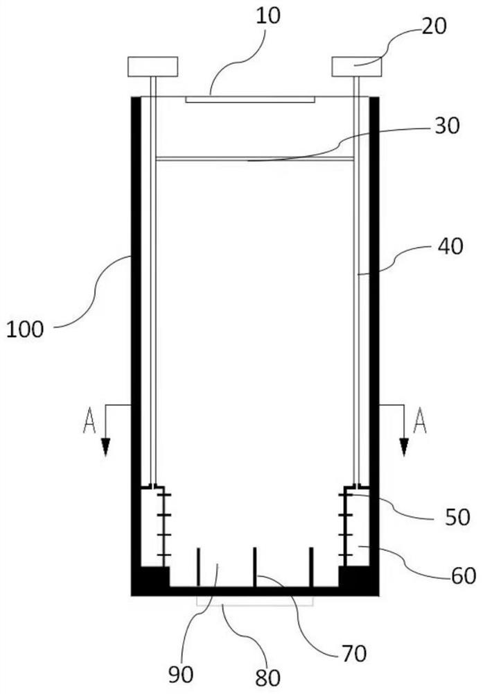 Silicon carbide single crystal growth graphite crucible capable of adjusting ratio of carbon to silicon in growth atmosphere