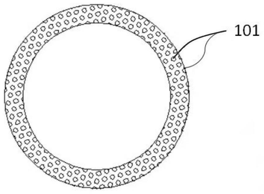 Silicon carbide single crystal growth graphite crucible capable of adjusting ratio of carbon to silicon in growth atmosphere