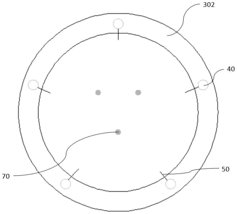 Silicon carbide single crystal growth graphite crucible capable of adjusting ratio of carbon to silicon in growth atmosphere