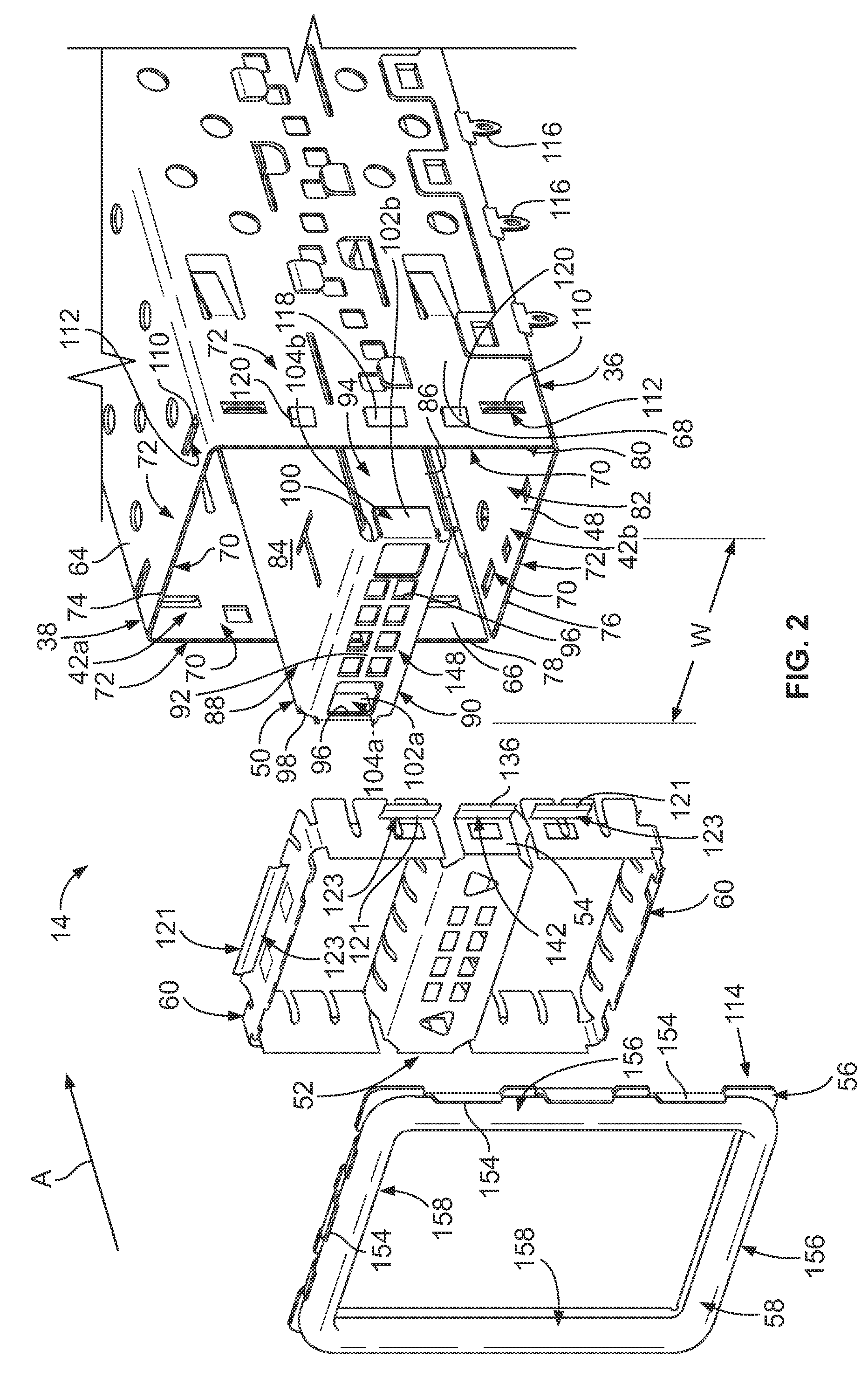 Electrical connector assembly with EMI cover