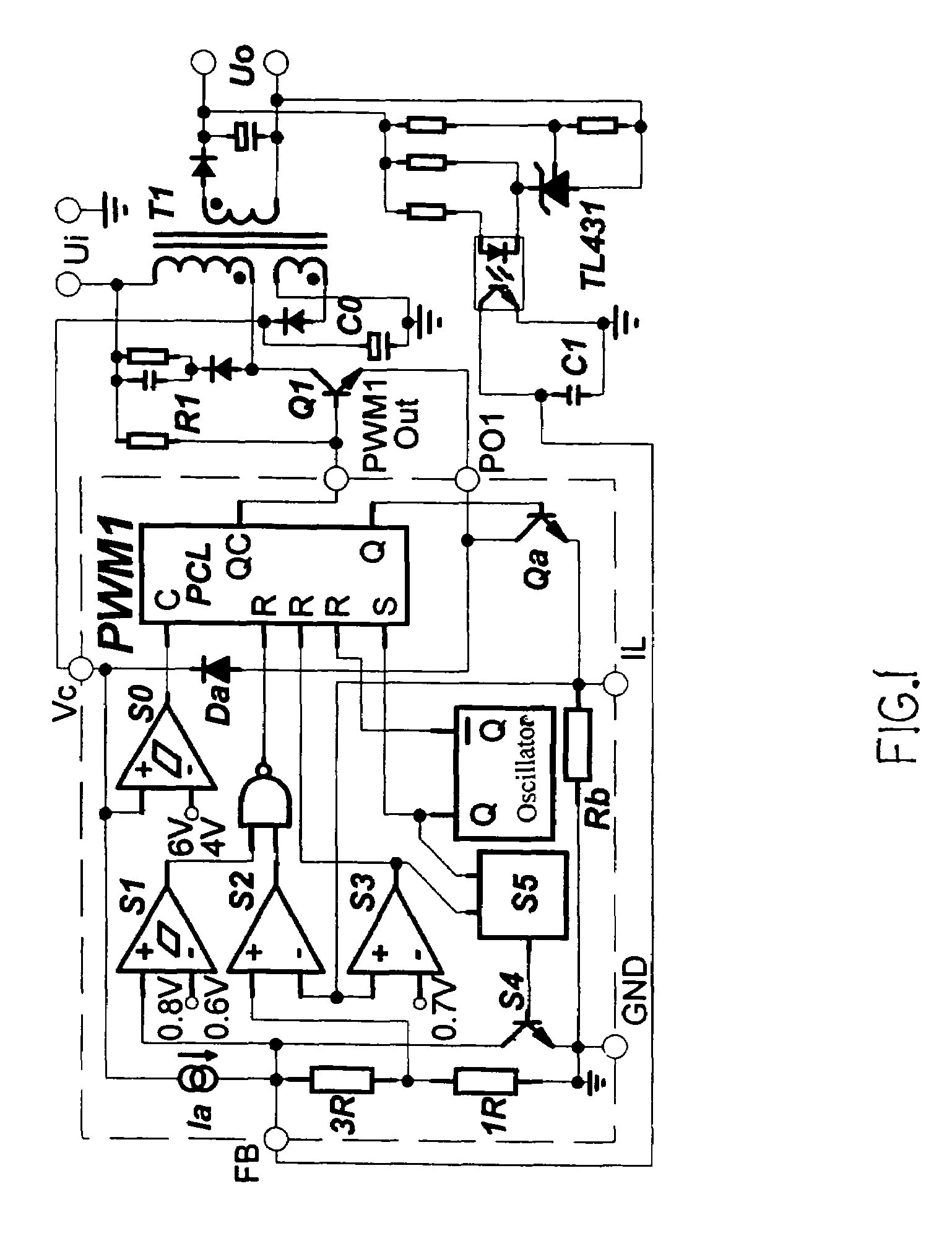 Green switch power supply with standby function and its IC