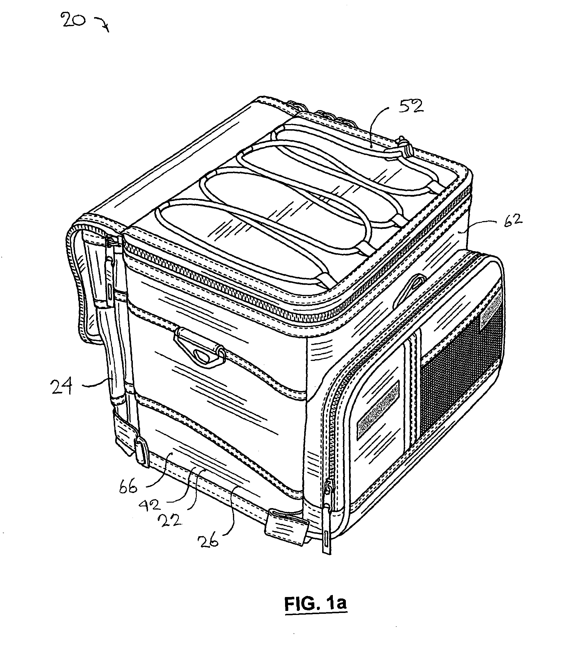 Container with reinforced and collapsible portions