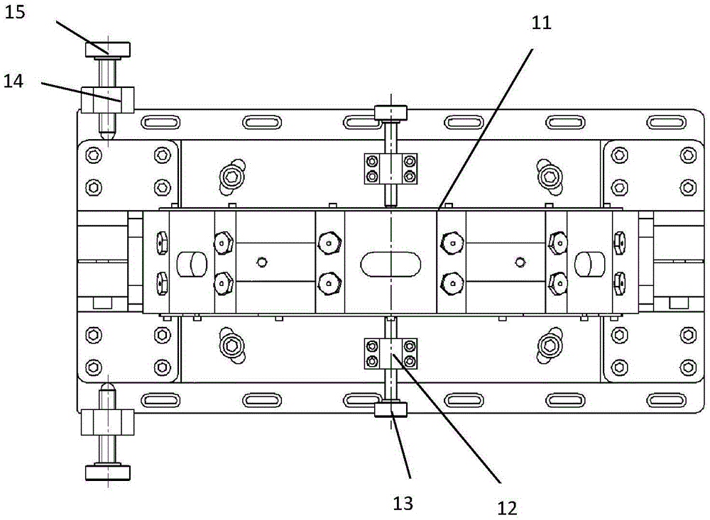 Two-dimensional rack for circumferentially supporting wide aperture reflector