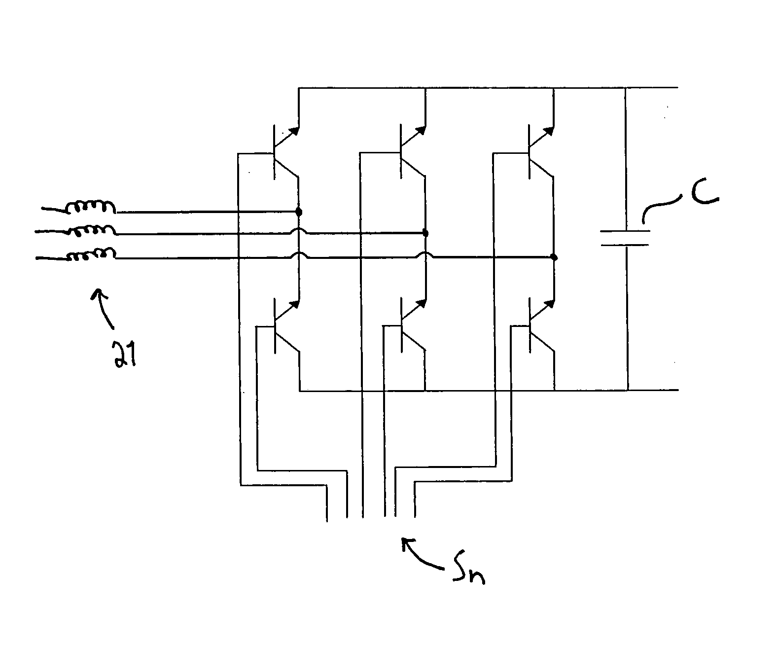 Method in connection with network converter, and network converter