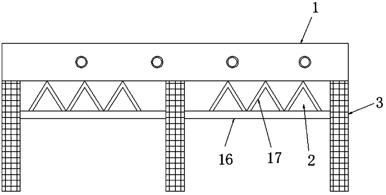 Floor cement component structure