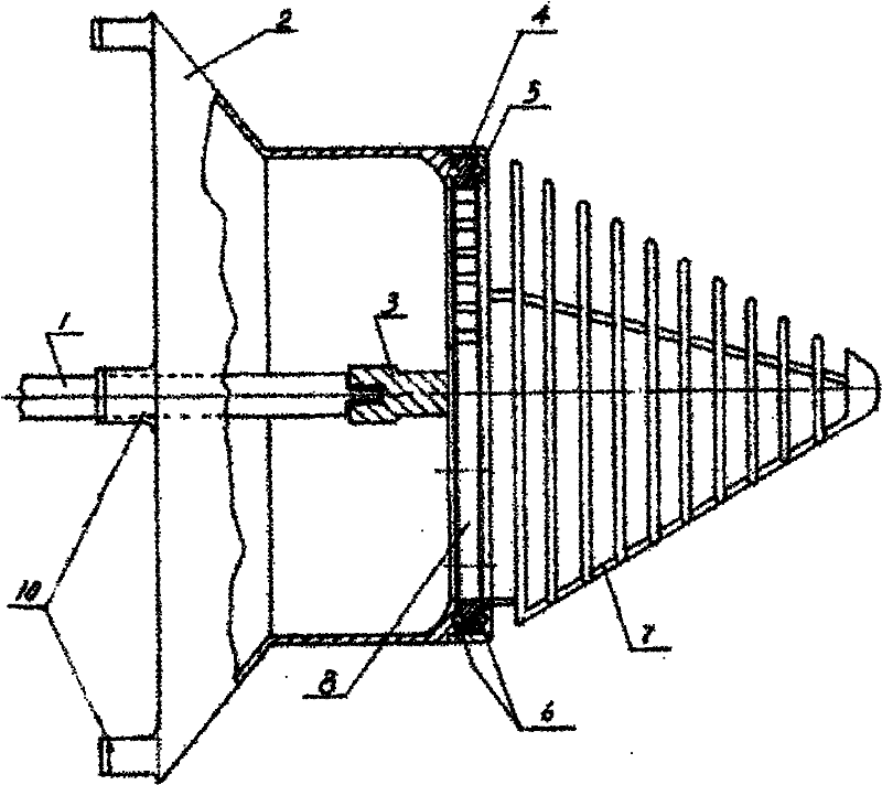 Combined inner ring gear rotary filter screen