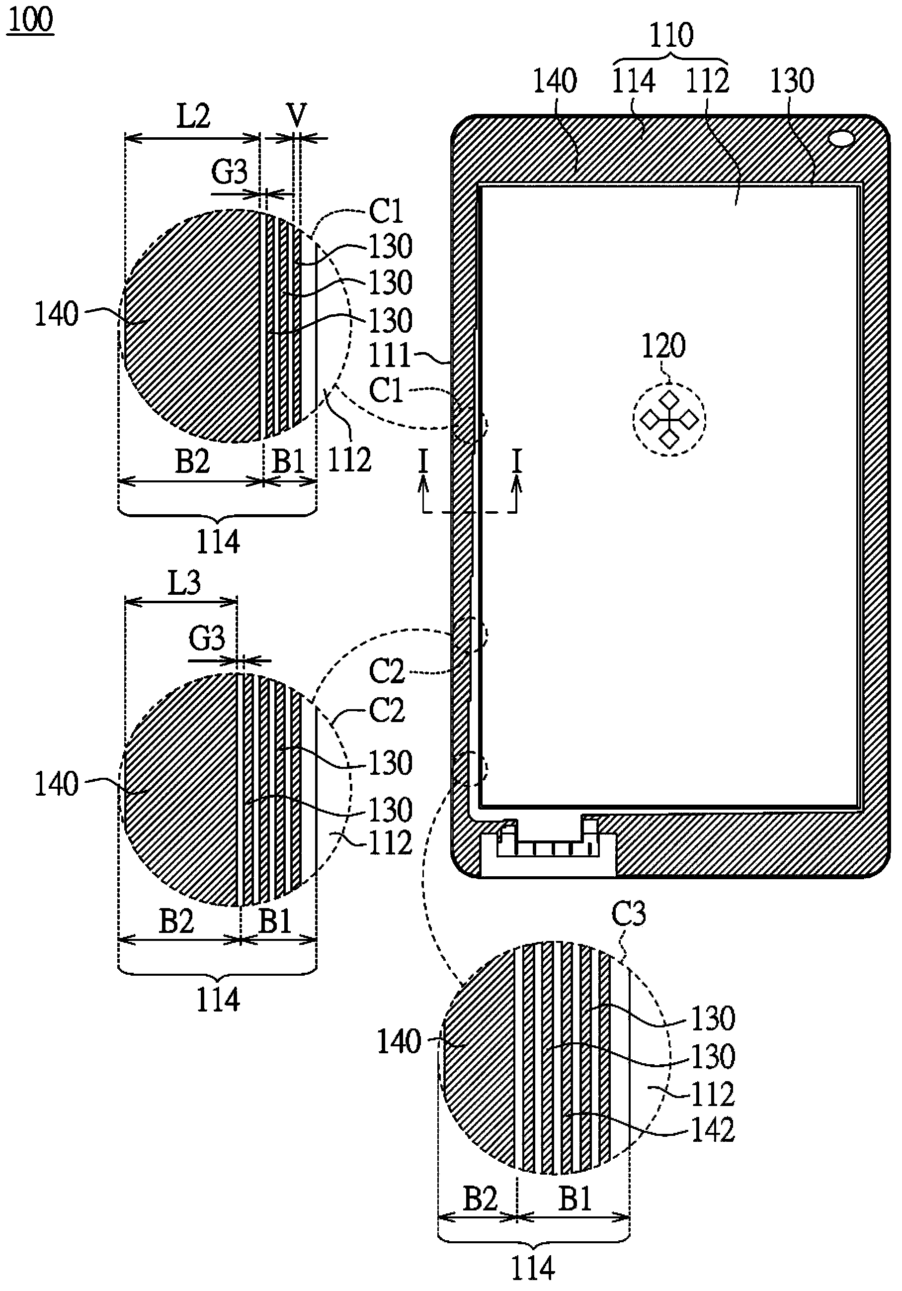 Touch panel having electrostatic protection