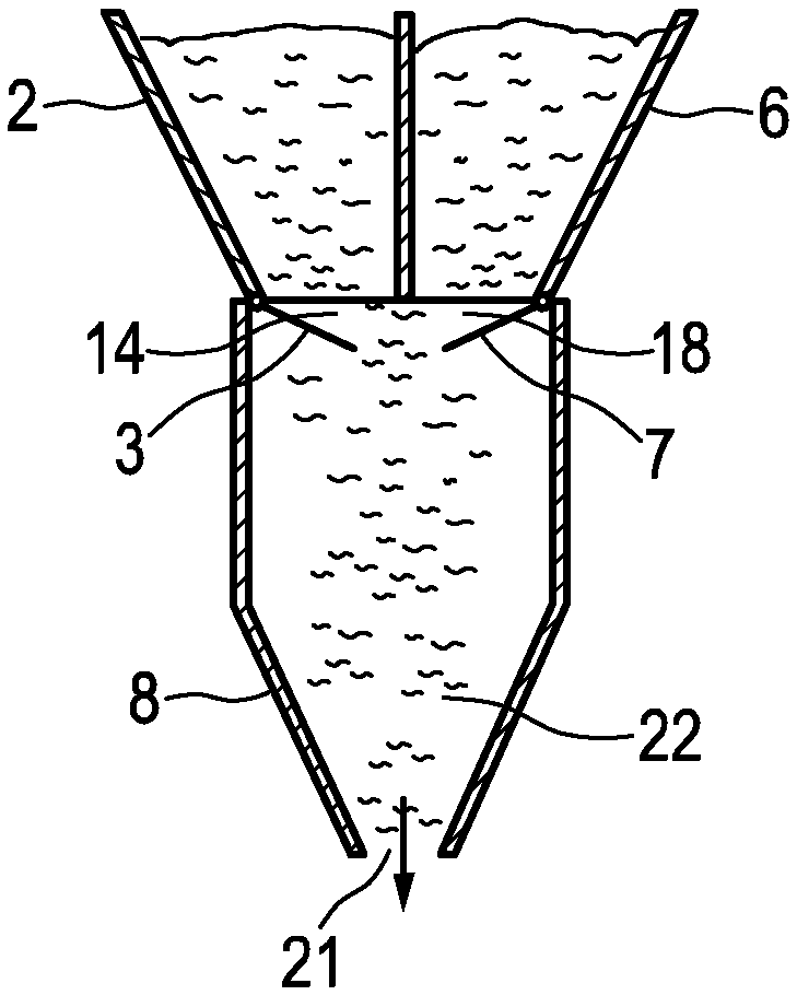 Coffee machine for providing coffee brew with reduced caffeine content