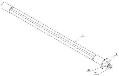 Anchor rod sealing structure, anchor rod and anchor rod injection molding method