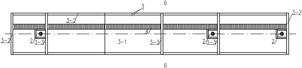 Construction method of bollard protection structure on slope surface in water level fluctuation zone