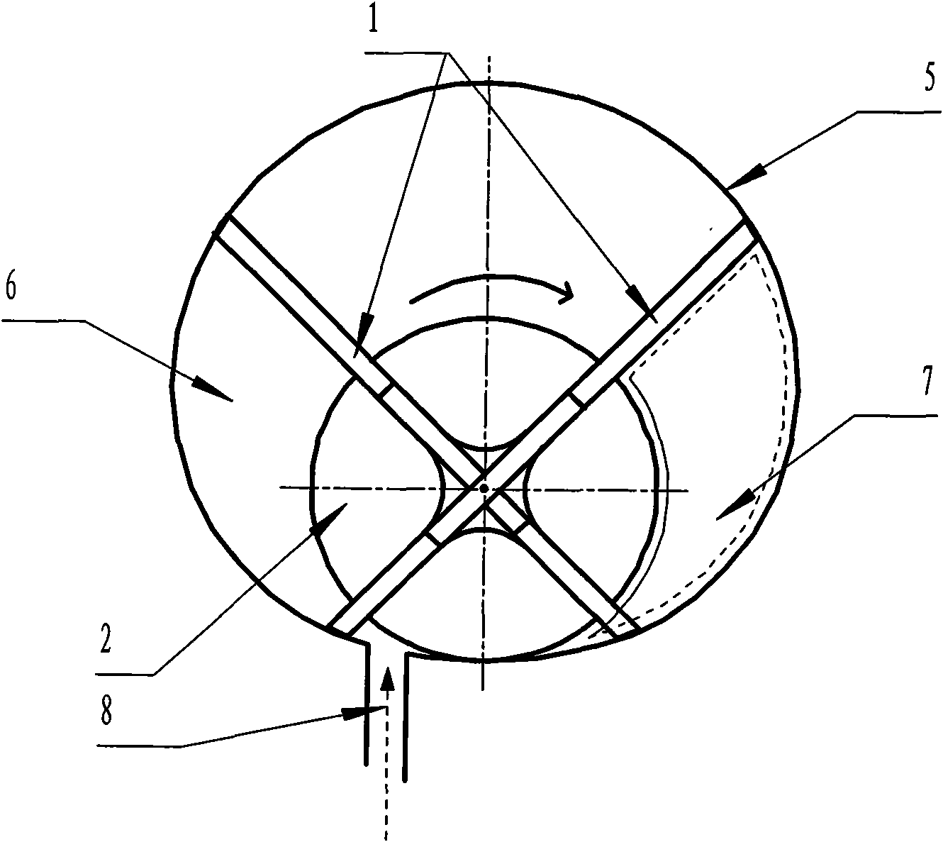 Penetration slipping sheet expander with automatic compensation function