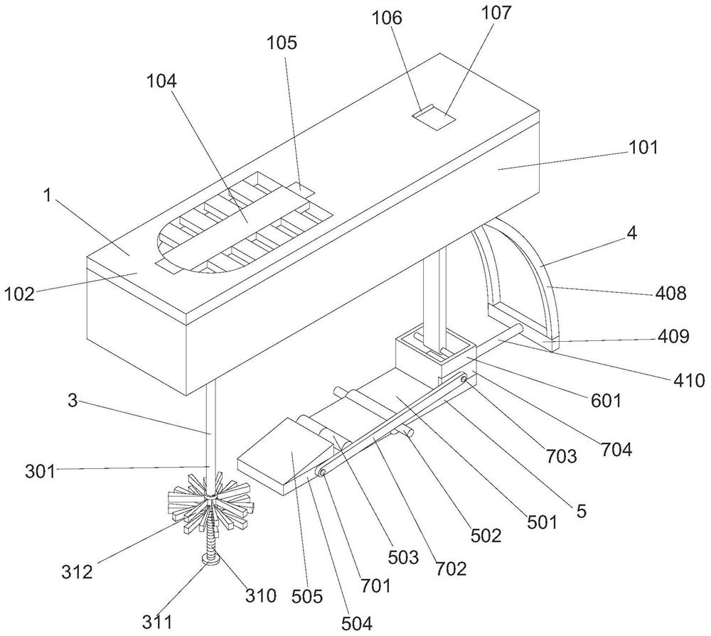 Self-cleaning toilet floor drain device capable of preventing hair blockage