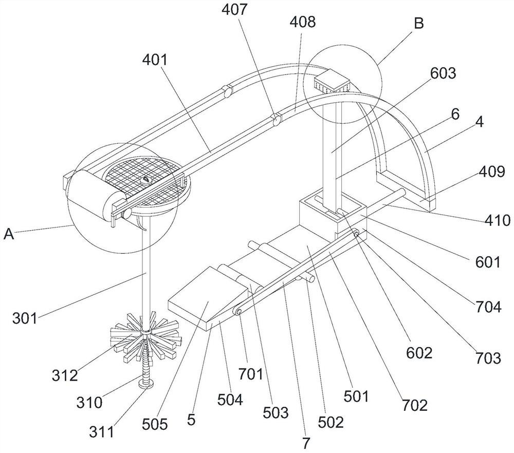 Self-cleaning toilet floor drain device capable of preventing hair blockage