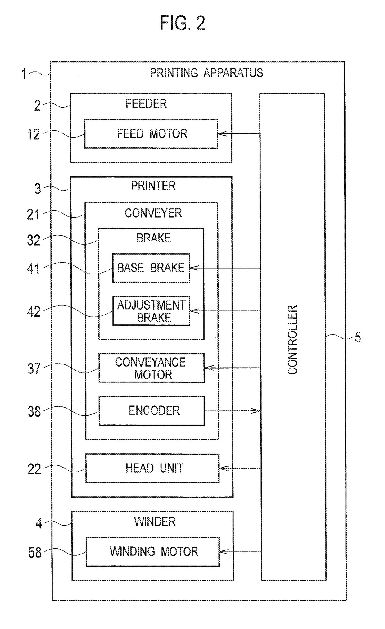 Conveyance apparatus of web being print medium