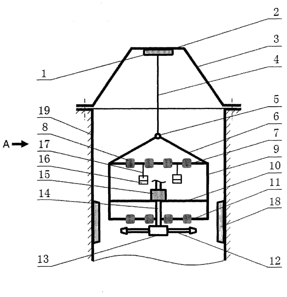 Water jet cleaning system for large-diameter deep well