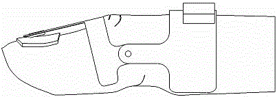 Pulse signal acquisition and data wireless transmission device located on fingernail