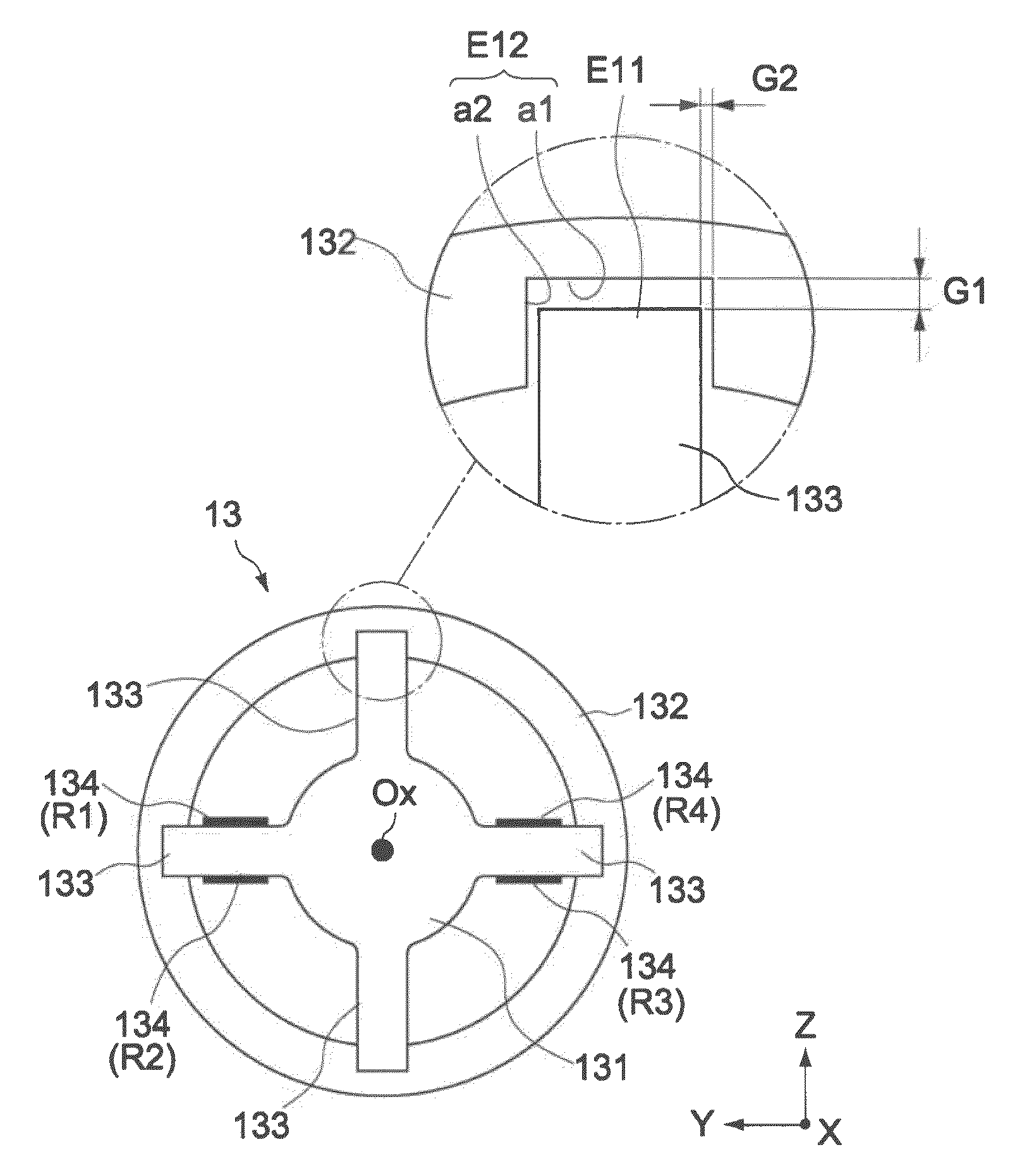 Torque sensor and robot apparatus