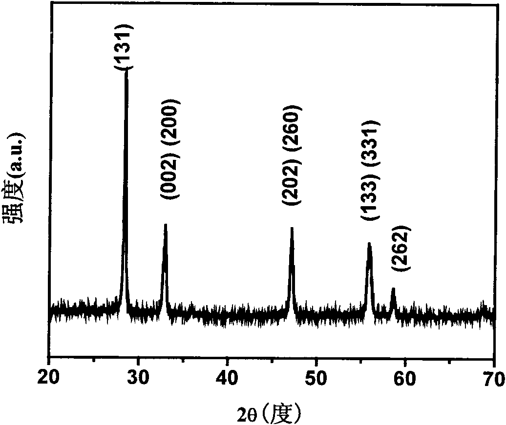 Bi2WO6 nano-fiber cloth and preparation method and application thereof