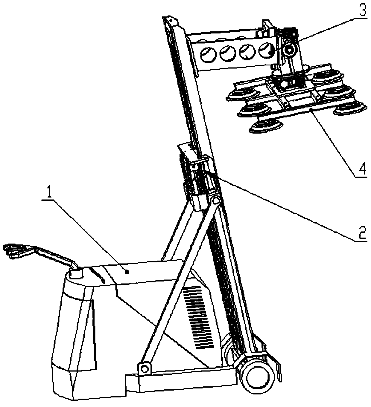 Clean room engineering color plate mounting manipulator