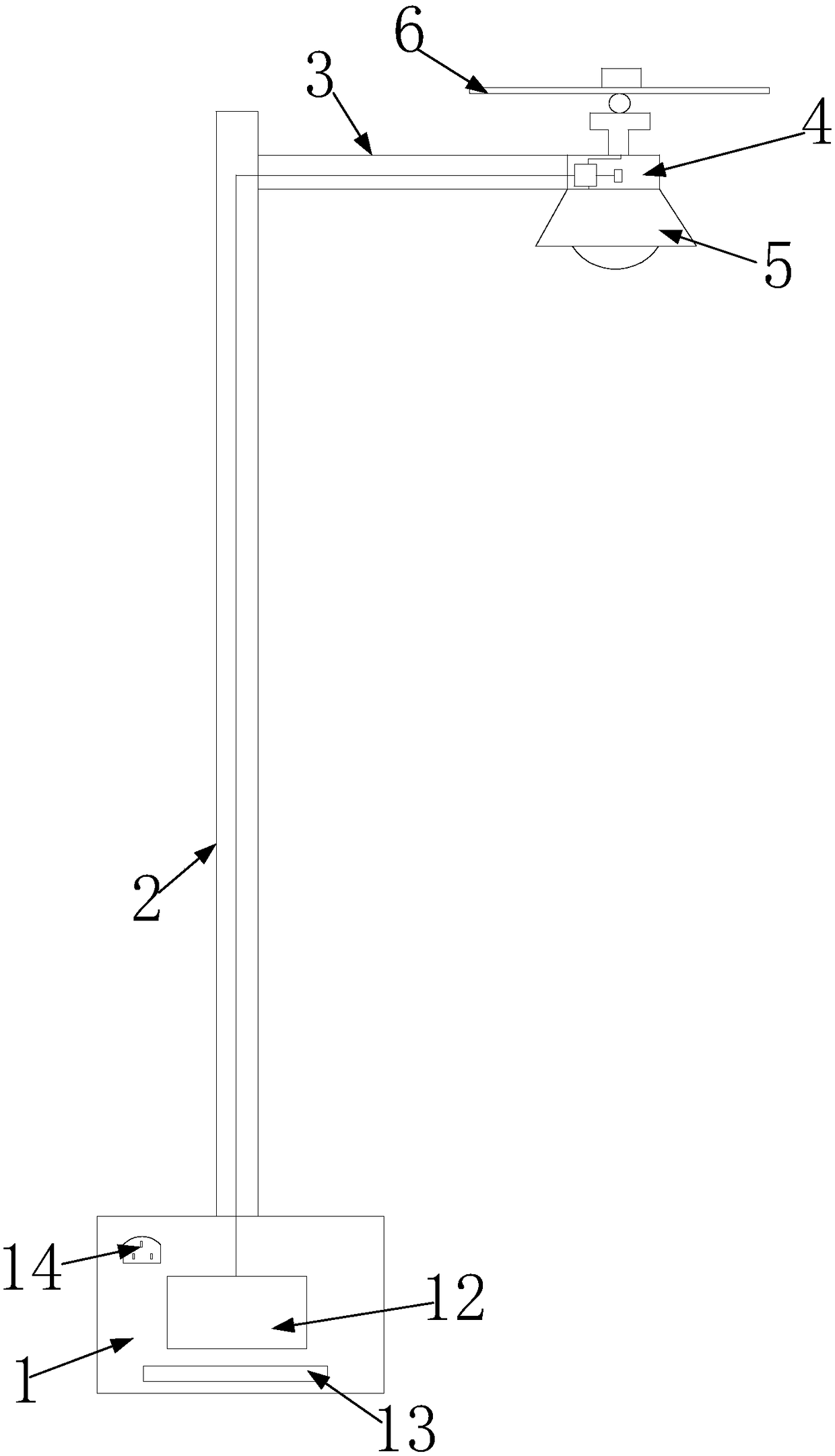 Solar street lamp controller capable of rotating along with solar rays