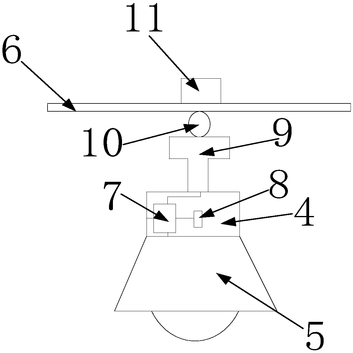 Solar street lamp controller capable of rotating along with solar rays