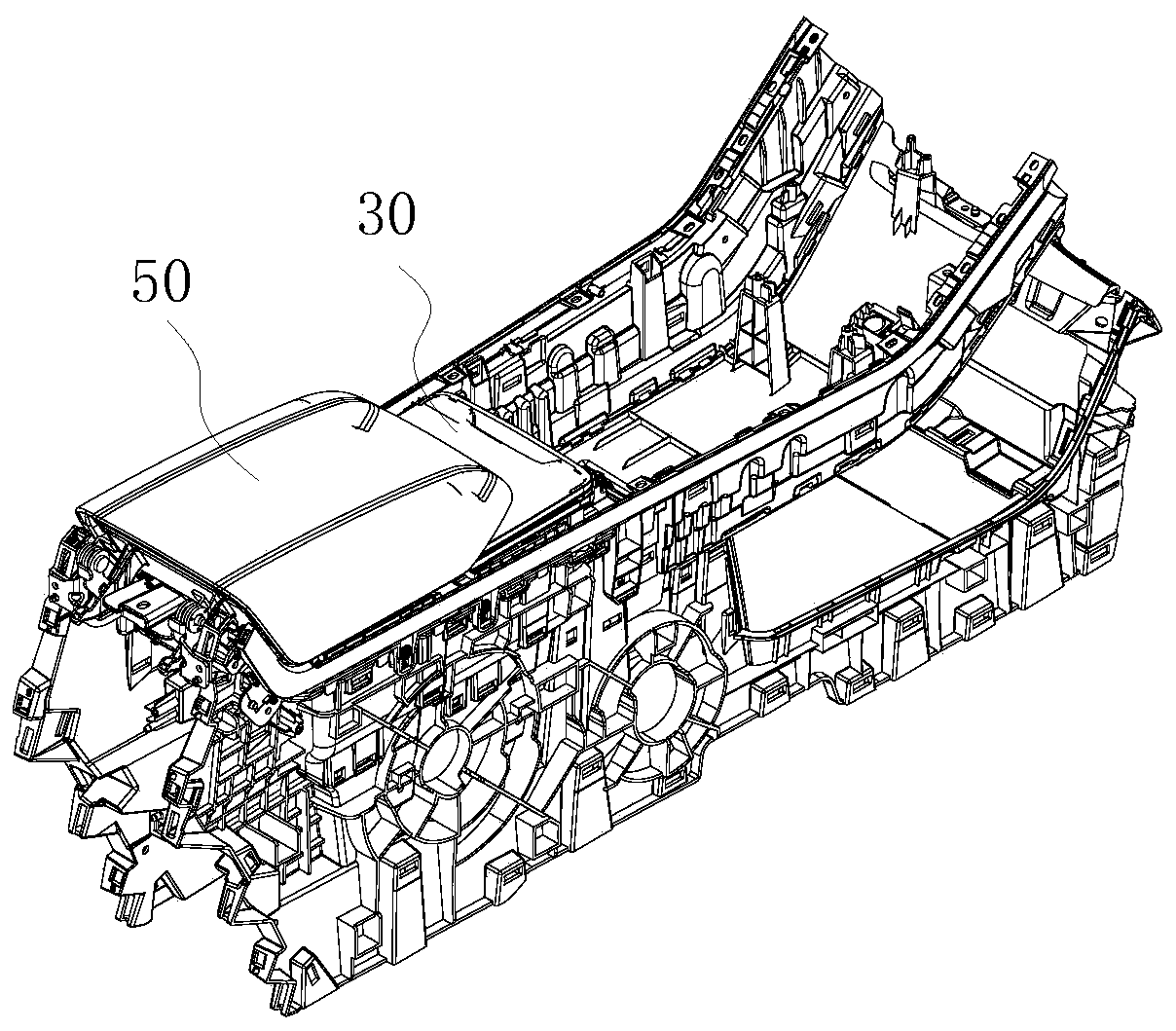 Automobile armrest box