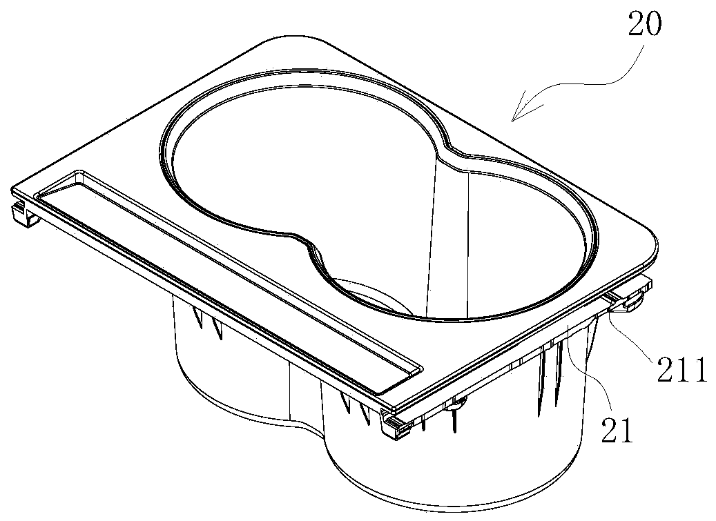 Automobile armrest box