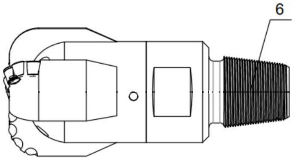 An intelligent drill bit for real-time monitoring of drilling cutting force and its working method