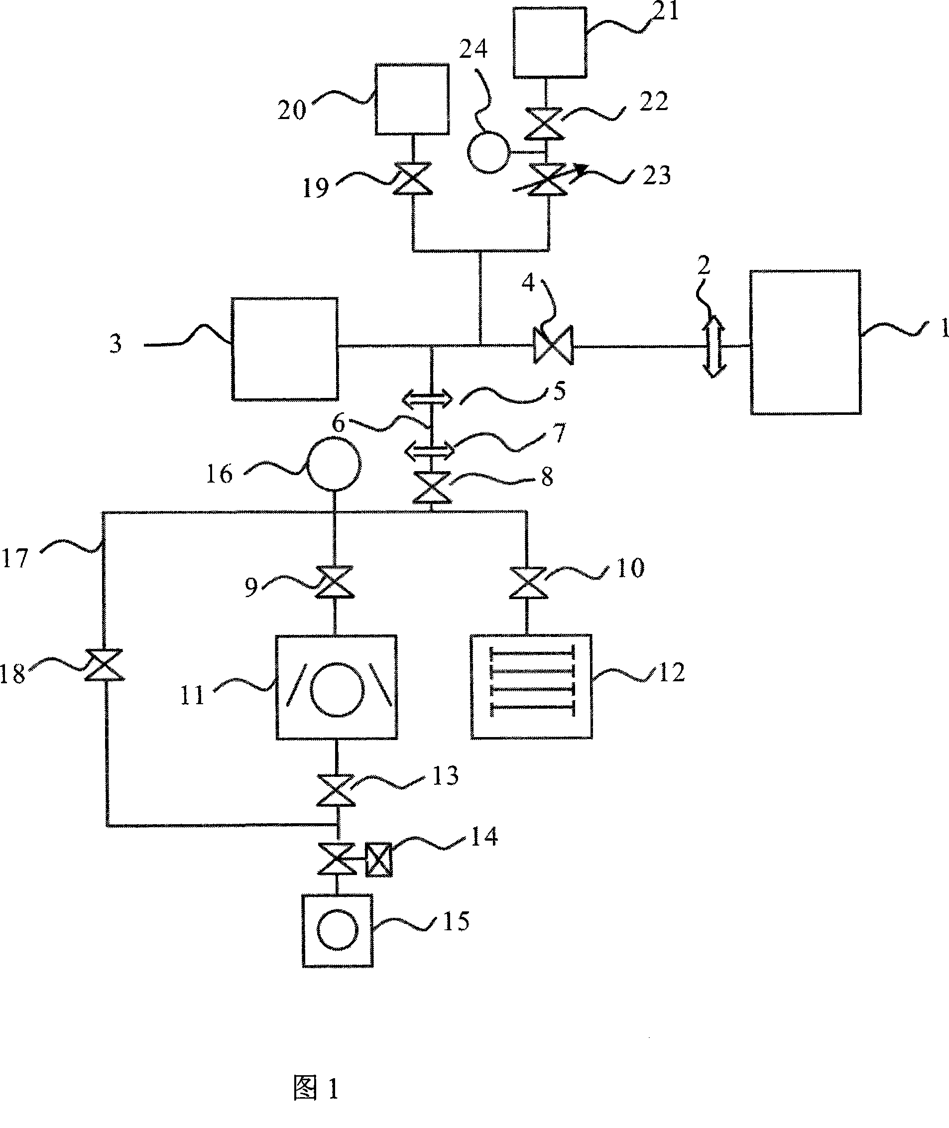 Device for measuring air permeability of isolation material