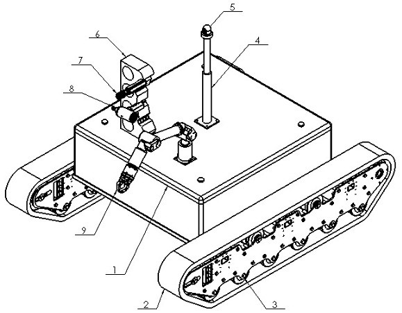 Robot for cleaning up attachments on damaged underwater surfaces of tunnels and method of use