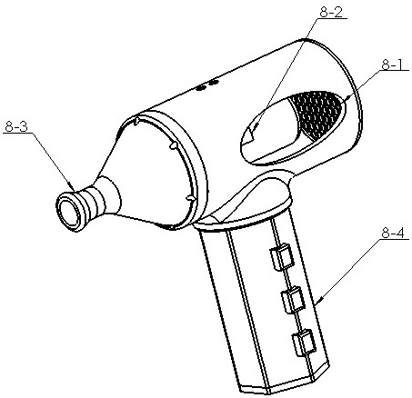 Robot for cleaning up attachments on damaged underwater surfaces of tunnels and method of use