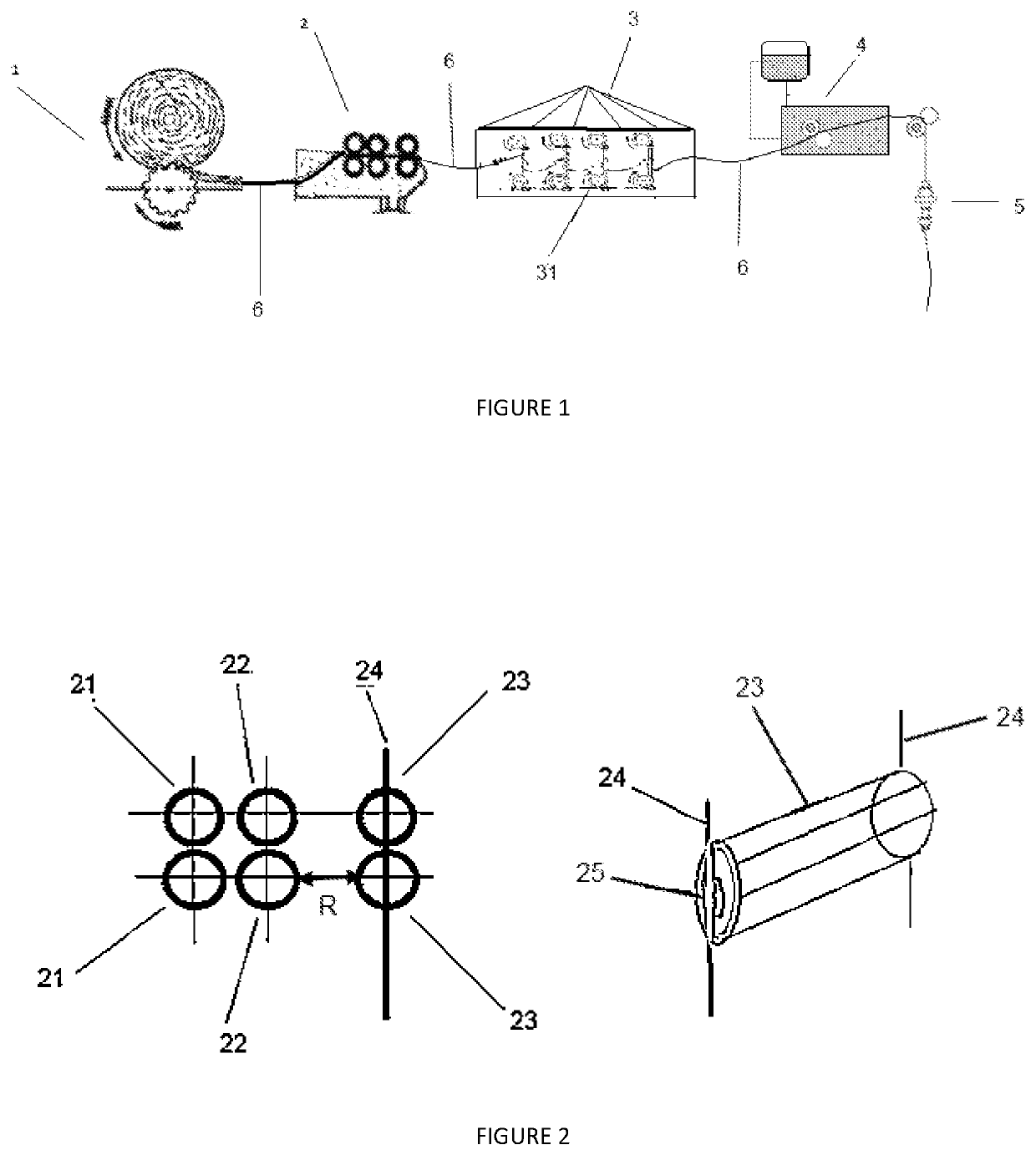 Production of paper yarn from cellulose-containing plant species