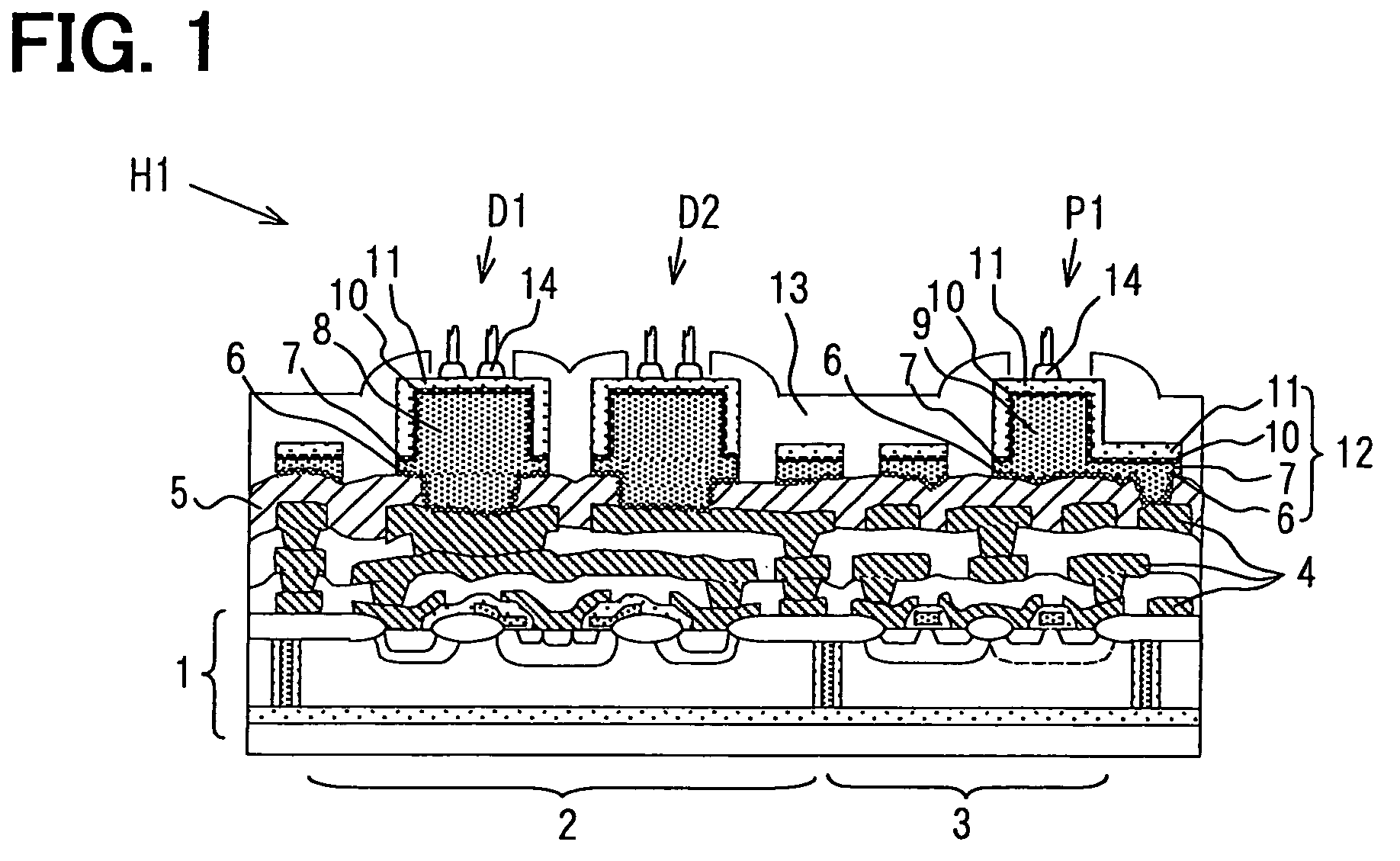 Power composite integrated semiconductor device and manufacturing method thereof