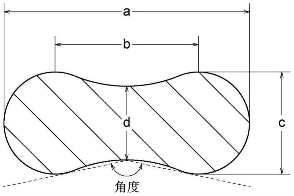 Hair material for cosmetic brush and cosmetic brush using the hair material