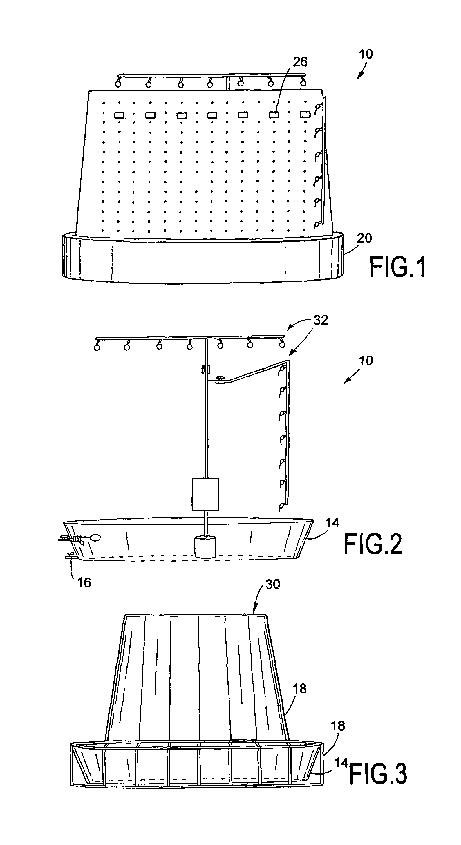 Hydroponic produce display apparatus