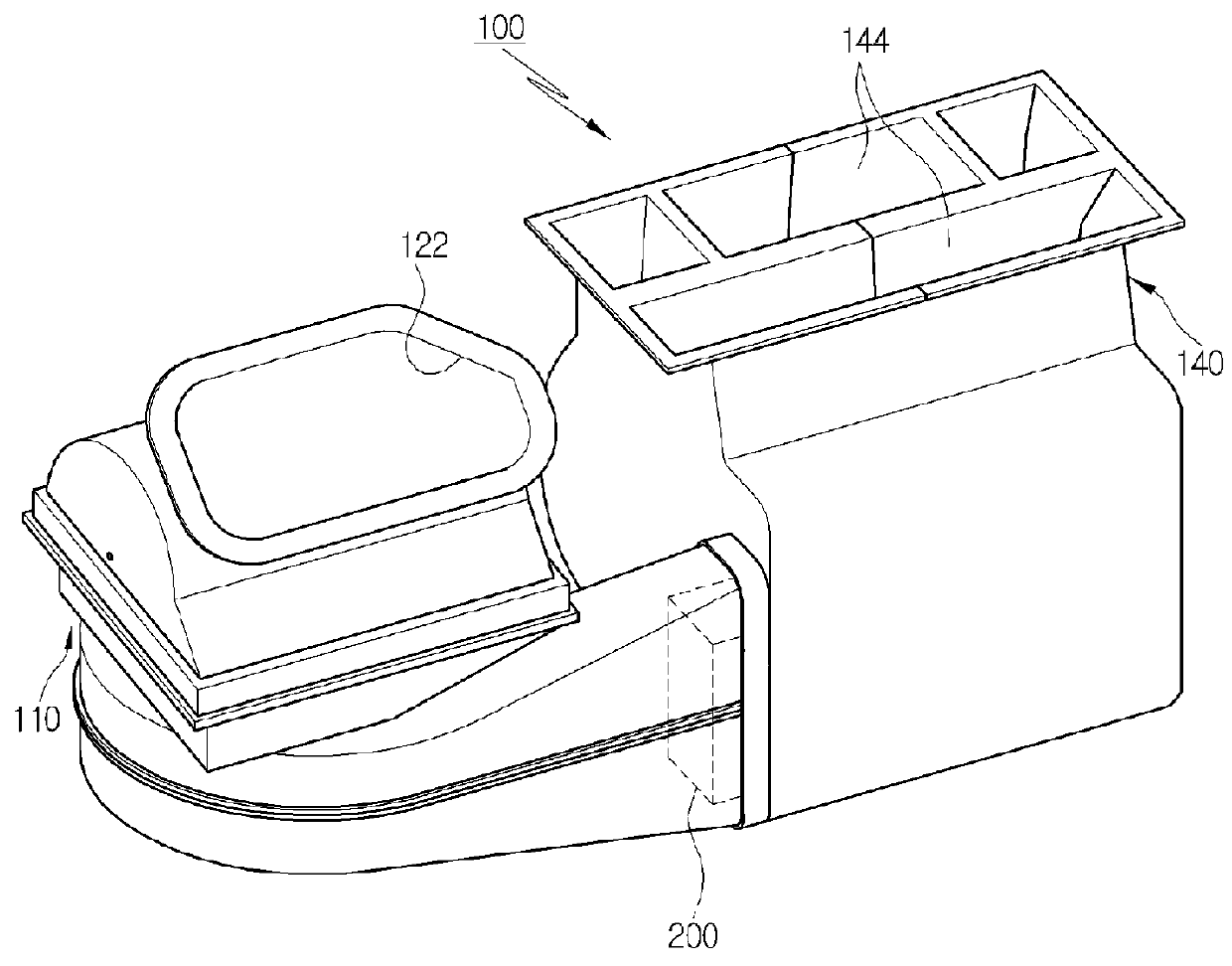 Air conditioner for vehicle with photocatalytic module