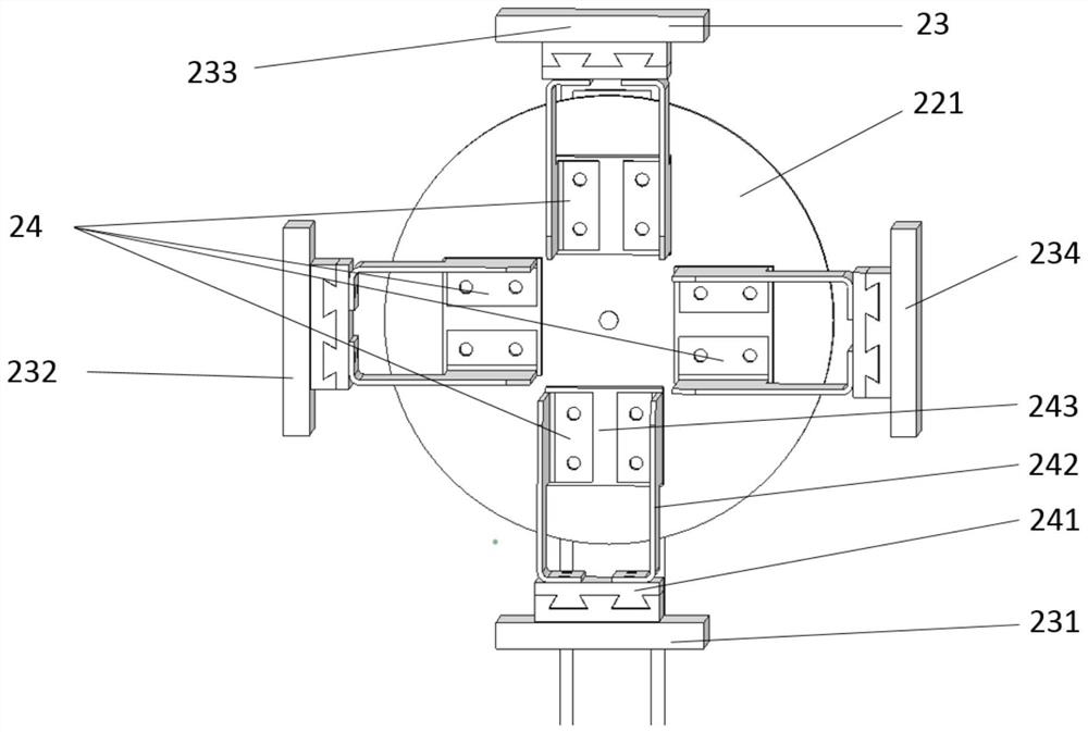 A continuous 3D printing device