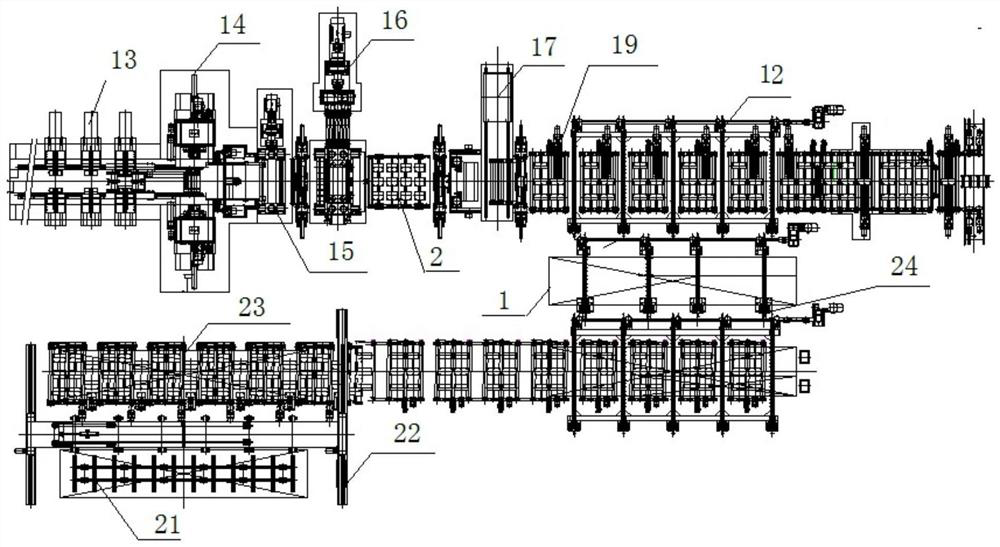 One-time forming device and method for longitudinal submerged arc welding steel pipe