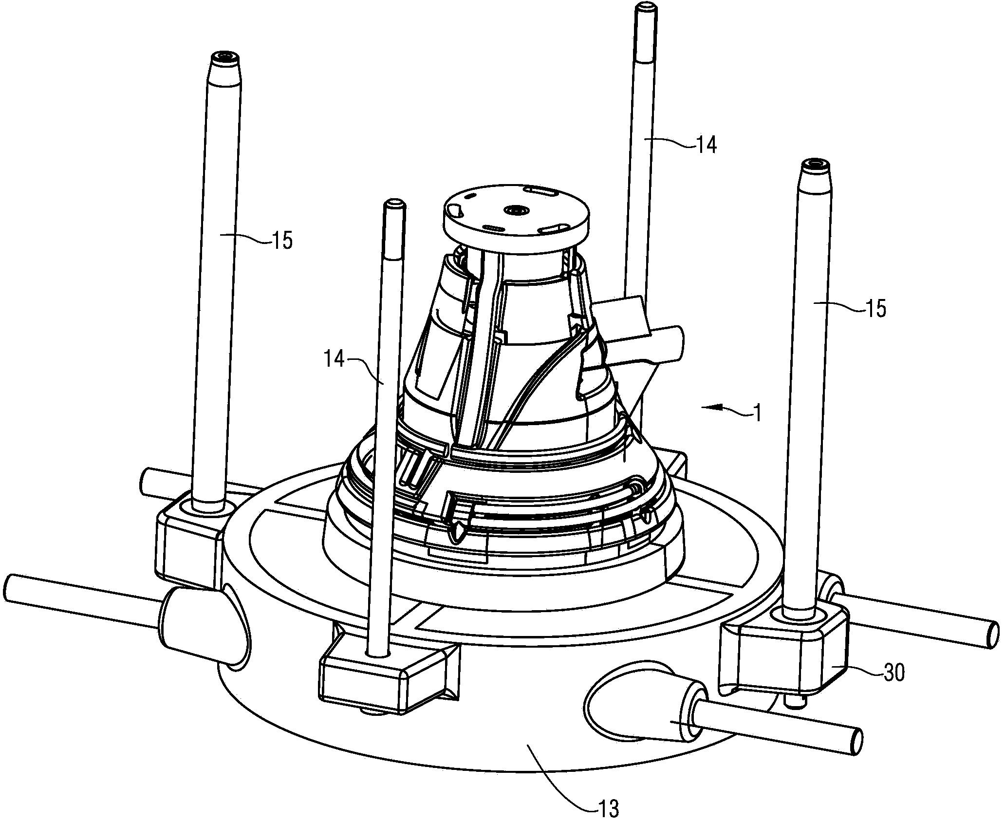 Method for casting aluminum-magnesium alloy aeroengine box