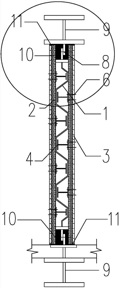 Seismic resistance, heat preservation and sound insulation integrated wall