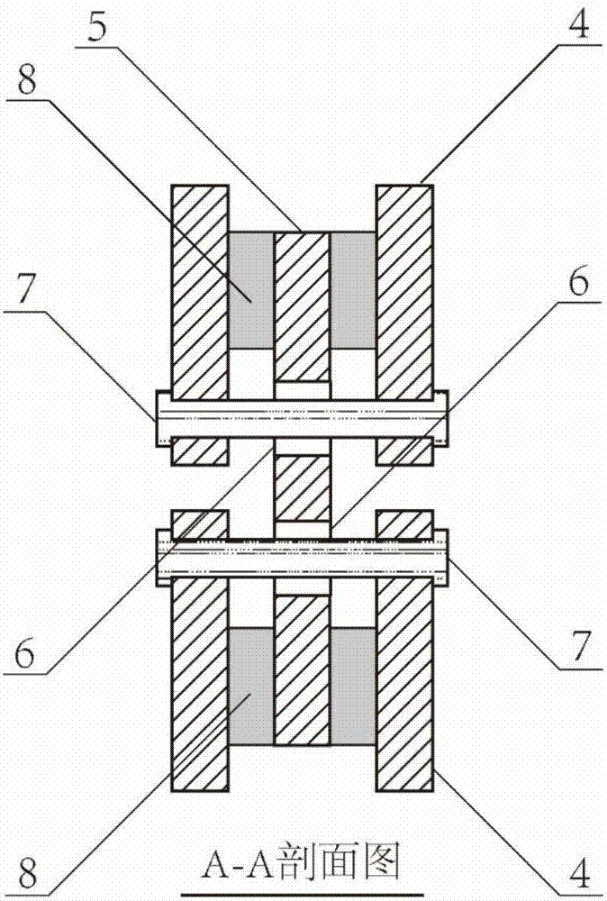 Fan-shaped supporting rotating amplifying type joint shearing damper