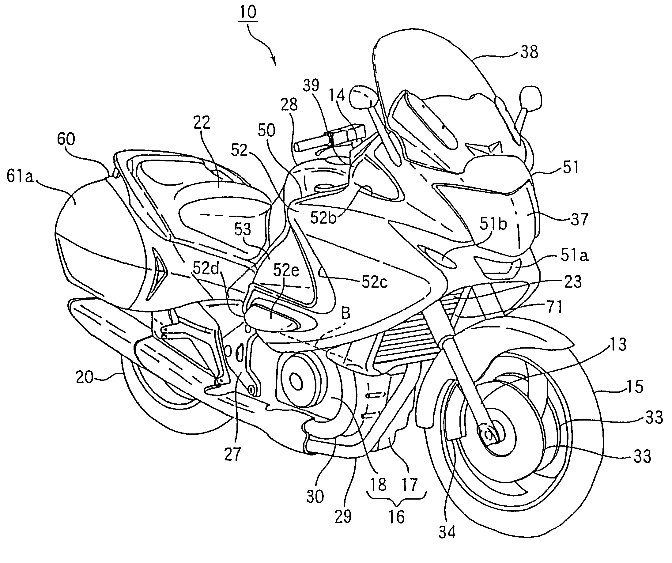 Cowl structure of vehicle