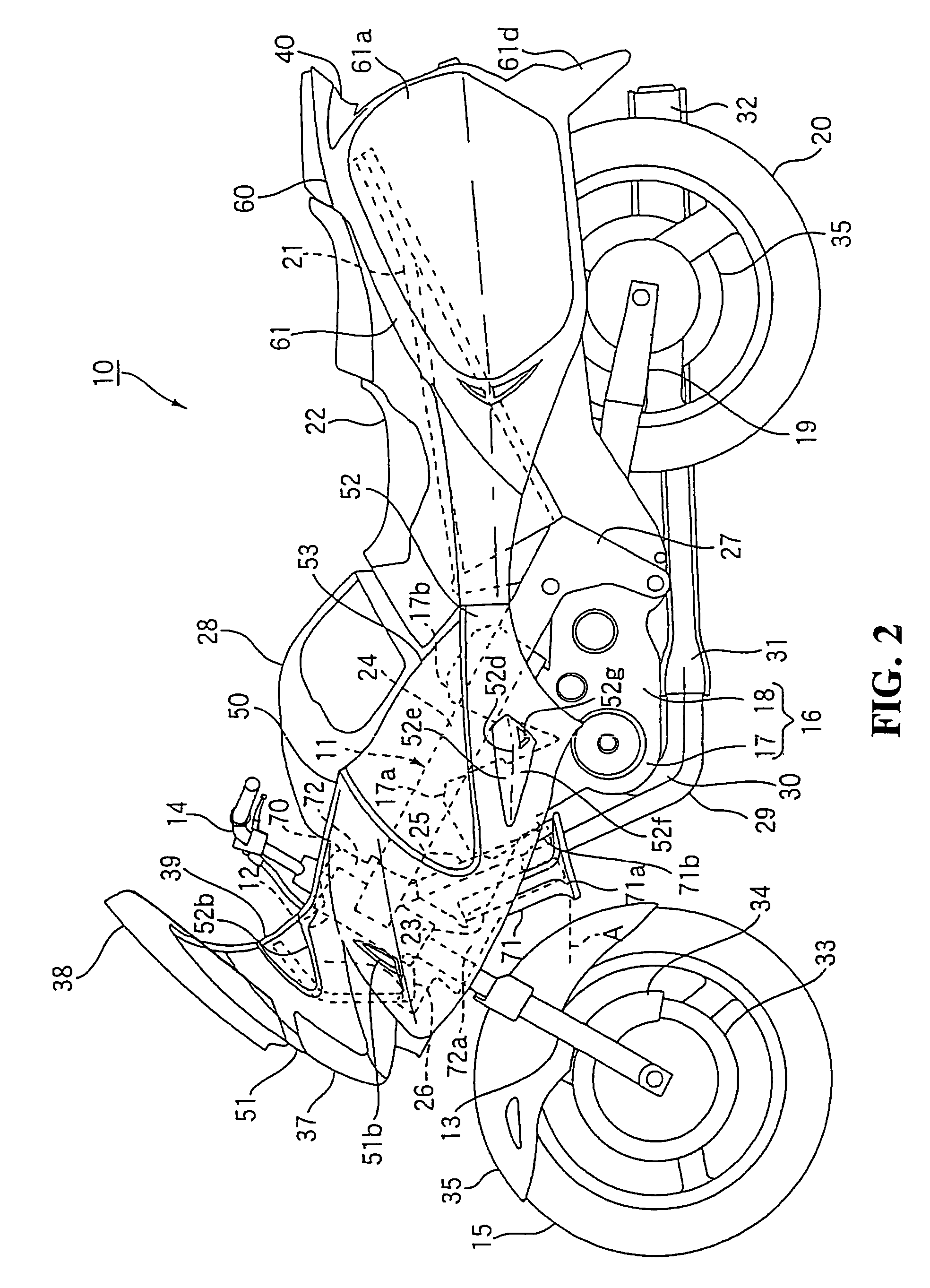 Cowl structure of vehicle