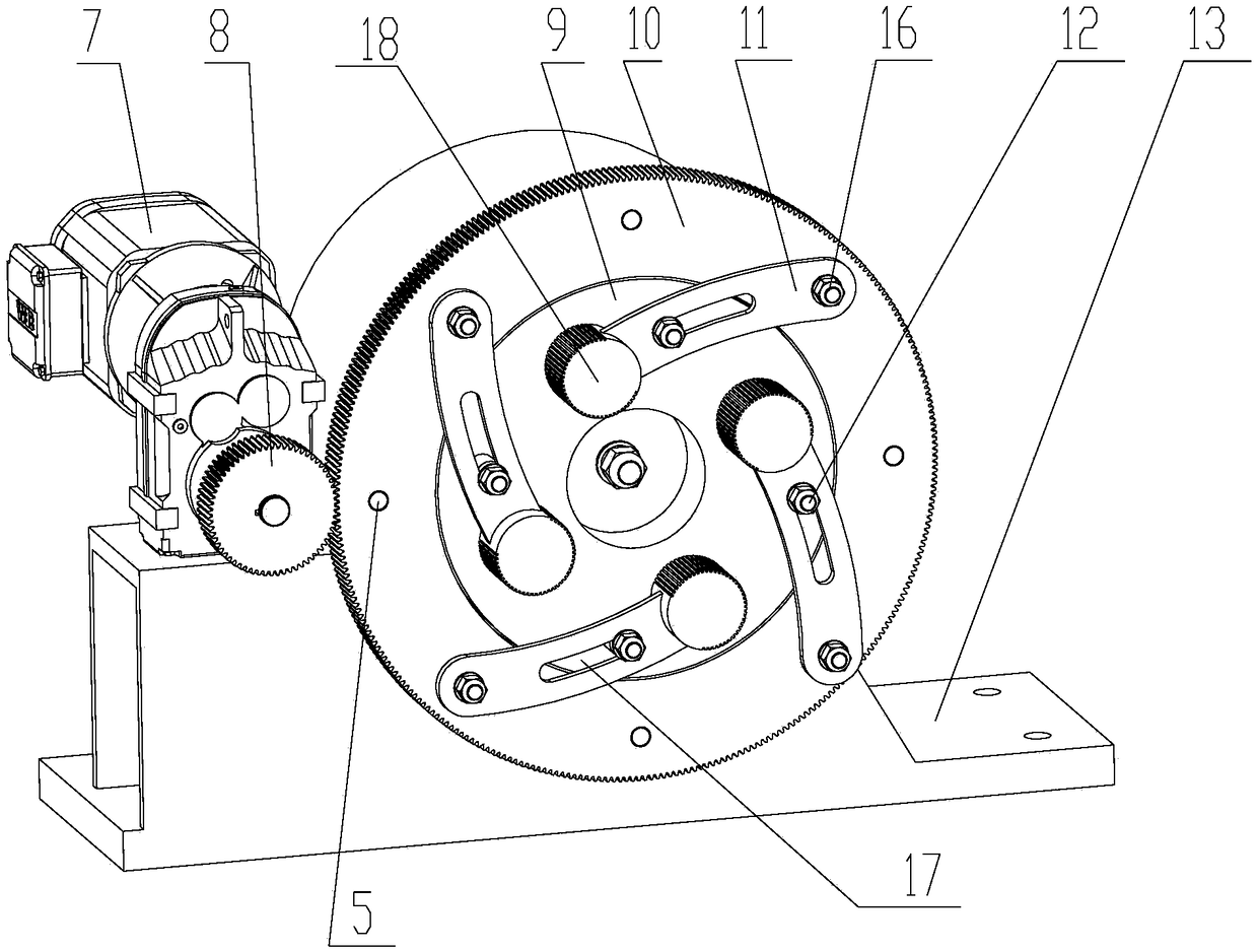 Clamping and rotating device and sleeve mounting device