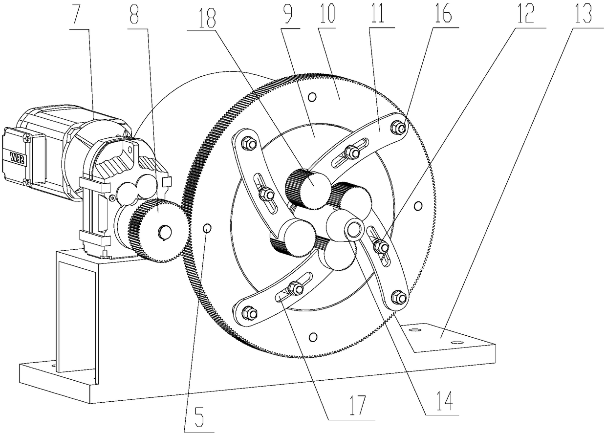 Clamping and rotating device and sleeve mounting device