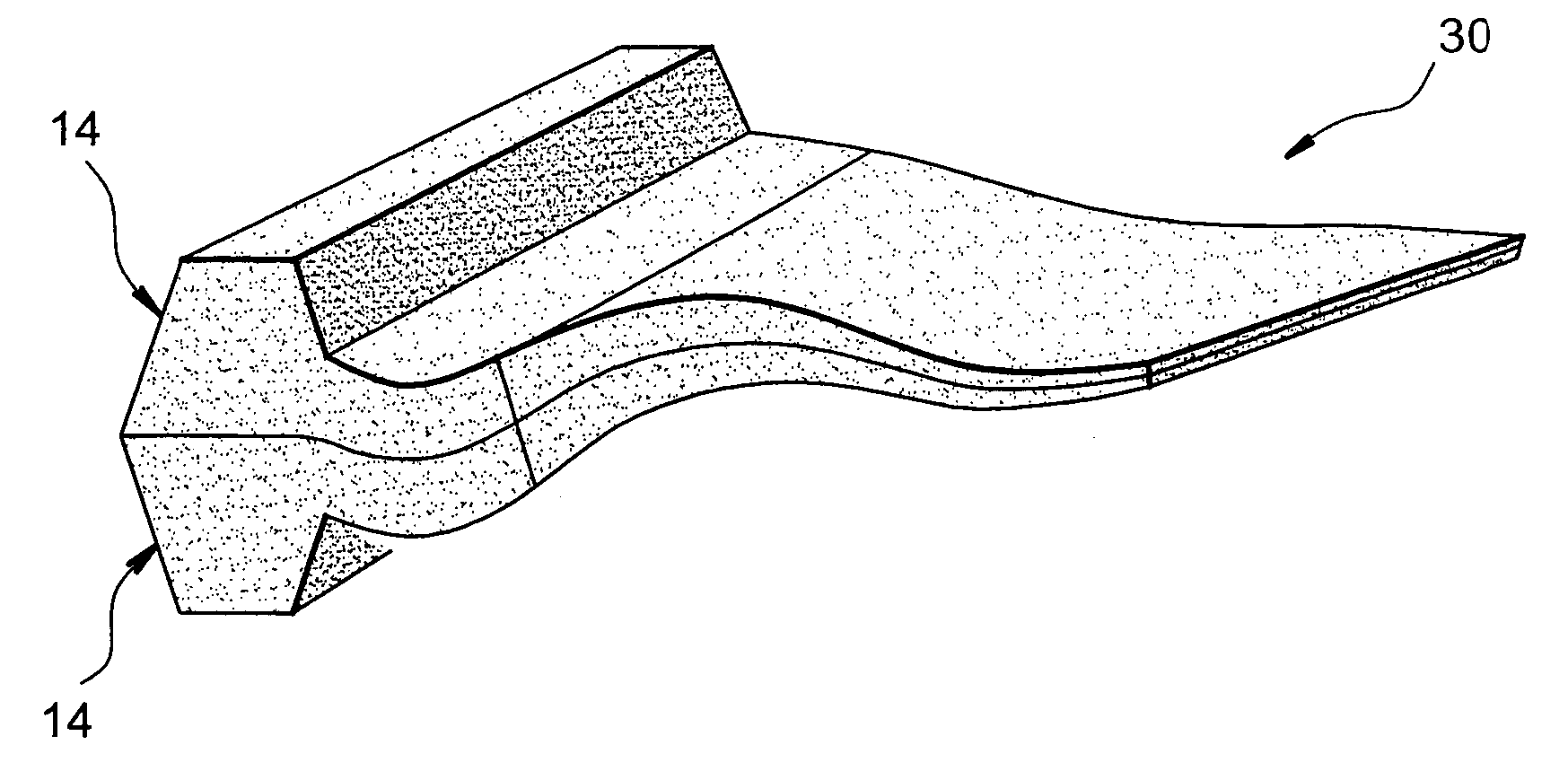 Method of manufacturing a hollow blade for a turbine engine