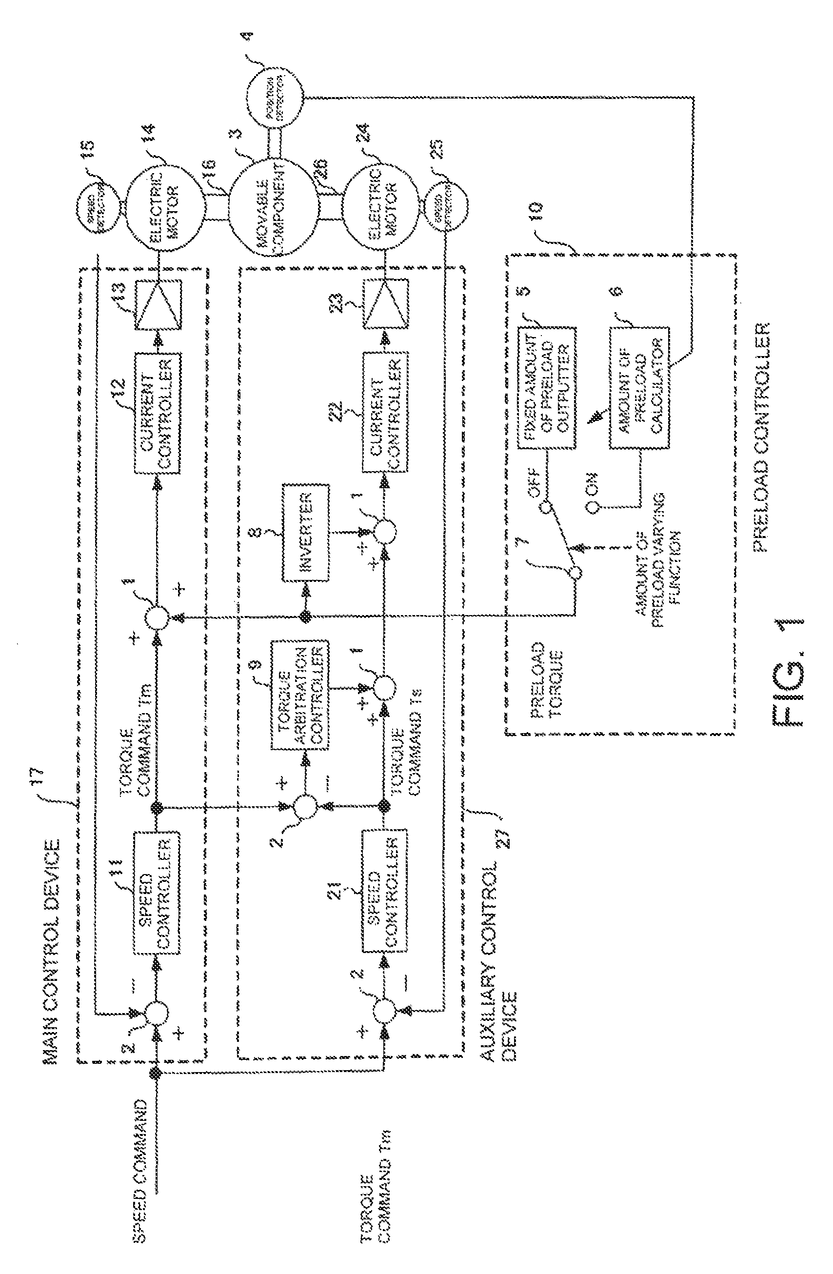 Electric motor control device