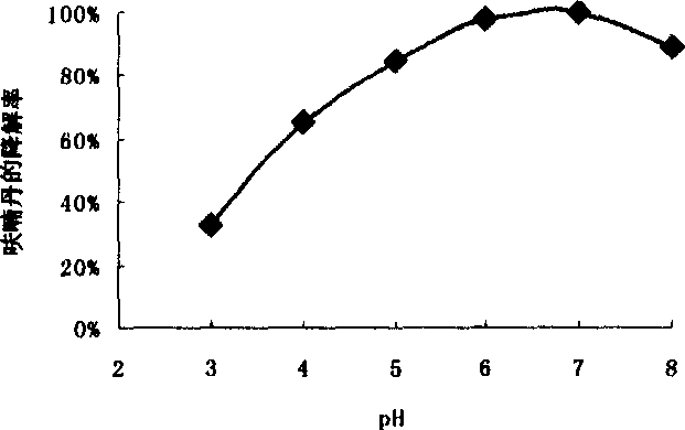 Carbofuran pesticide residual degraded bacteria and its produced bacterial agent