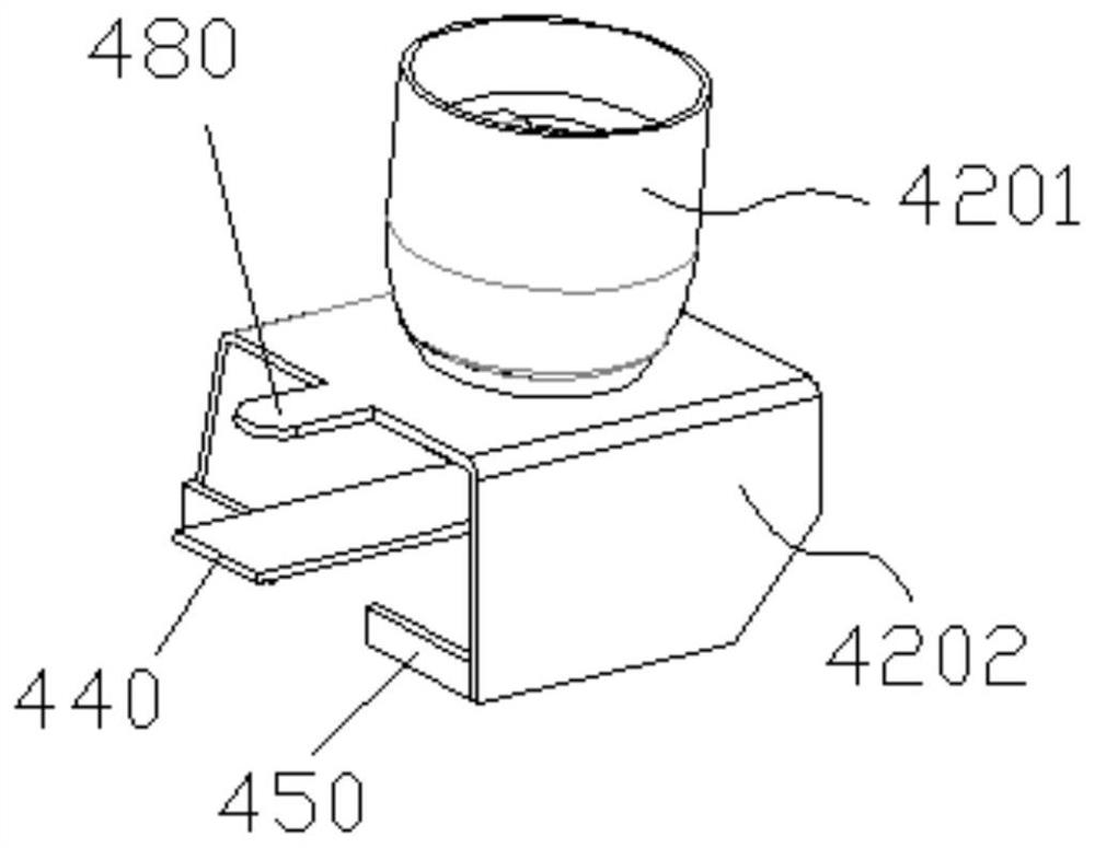 Bending device for terminal